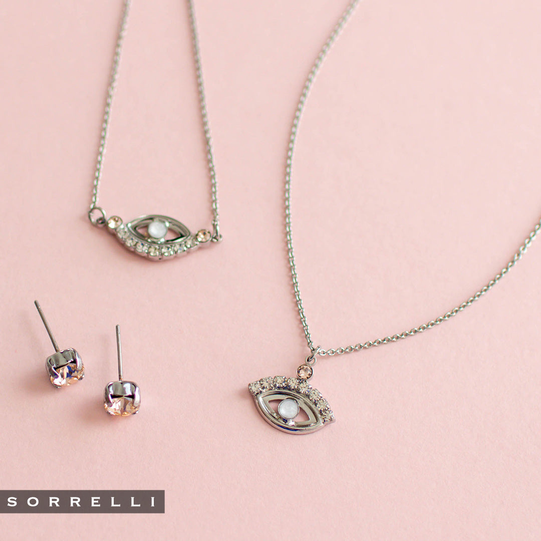 Mini Evil Eye Pendant Necklace - NEV6PDSNB